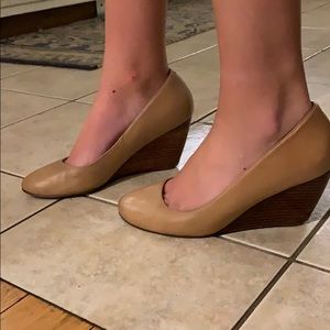 Wedge, tan Cole Haan Heels